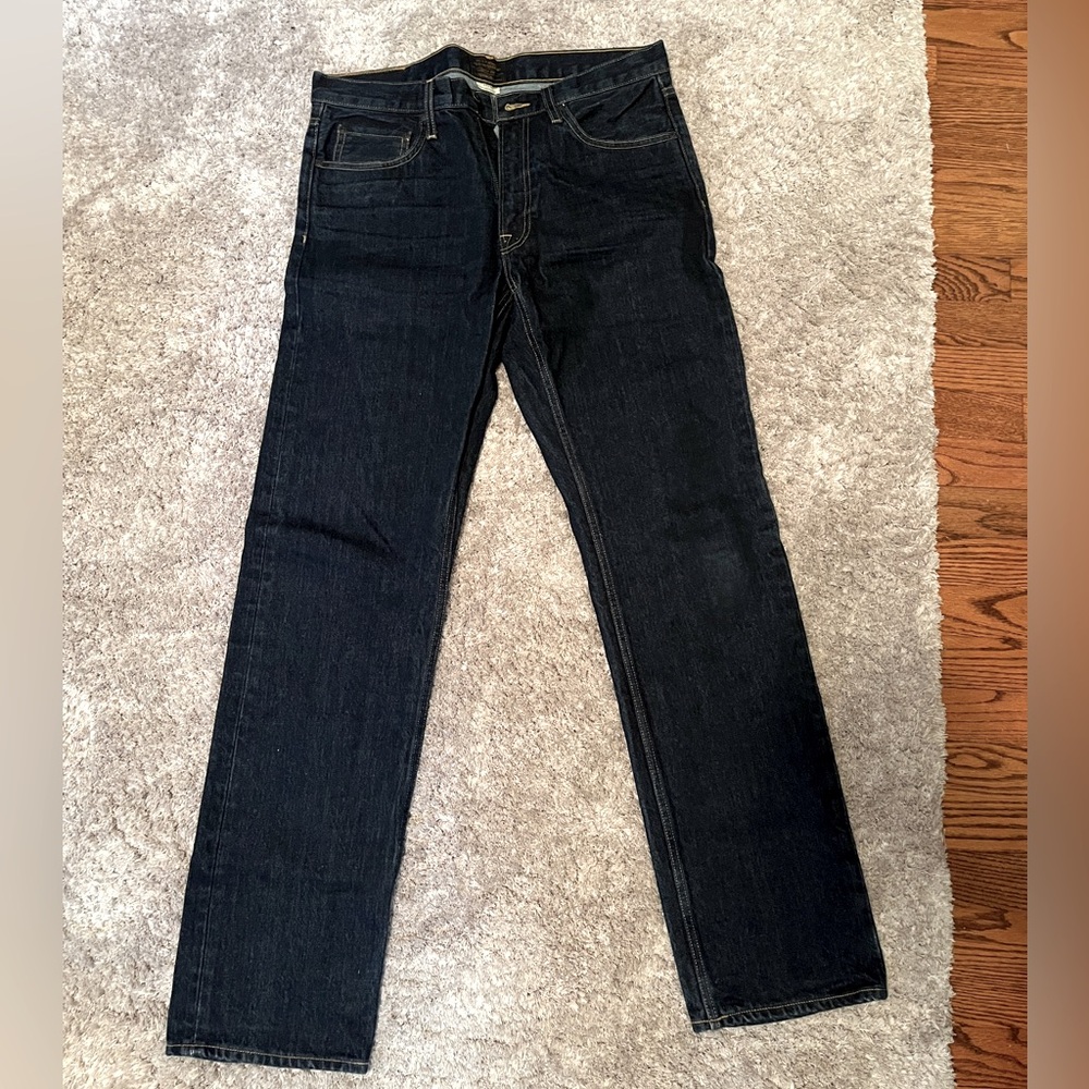 Filson Rail Splitter jeans, 32x33, rinse indigo color, nearly new